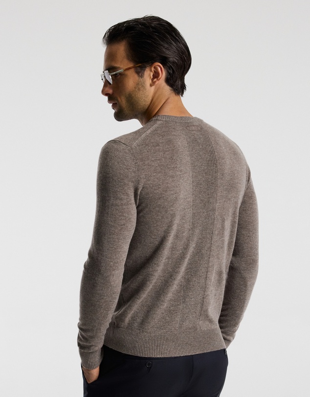 Calibre - Ultra Fine Merino Wool Sweater Mocha