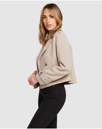 Belle & Bloom - Better Off Military Peacoat