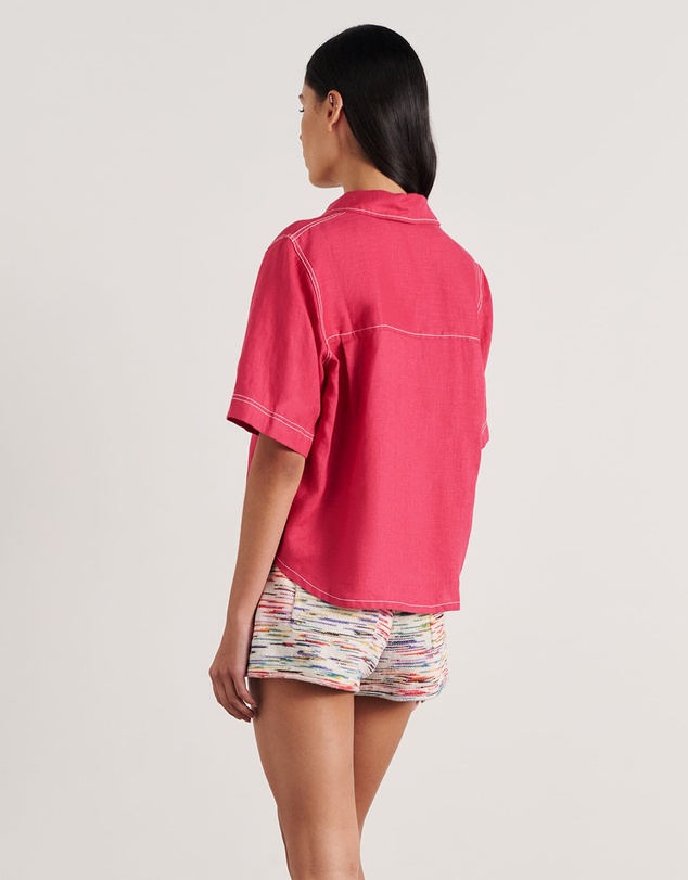 Jag - Gigi Linen Short Sleeve Shirt