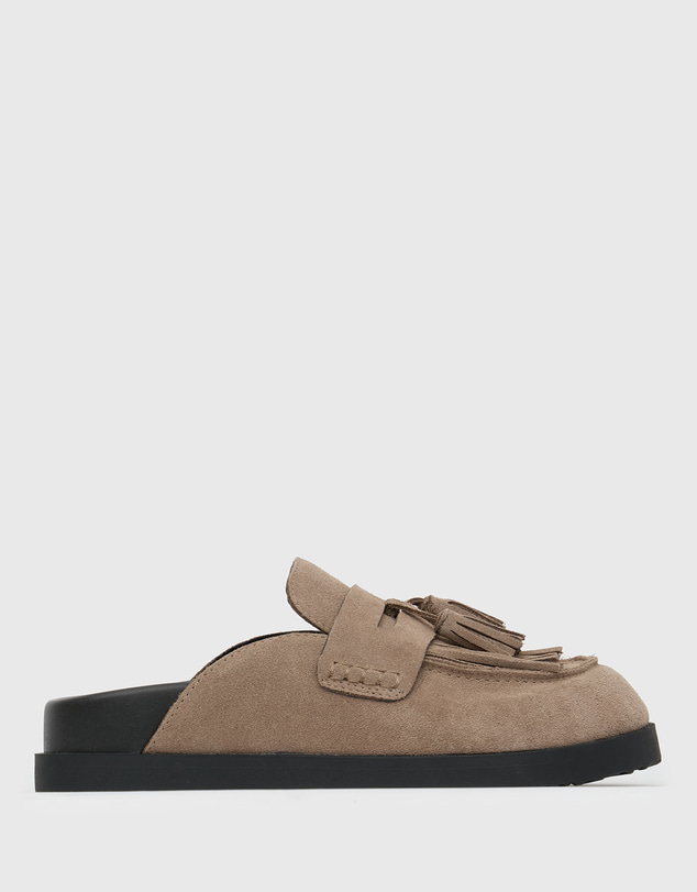 Betts - Leon Suede Leather Flat Mules
