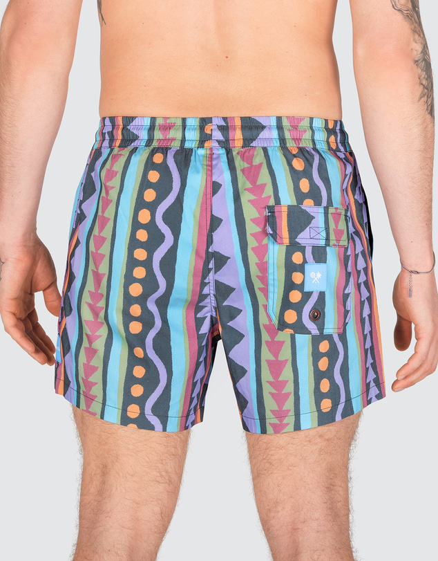 Skwosh - Get Funky Men's Rad Shorts in Multi-Coloured