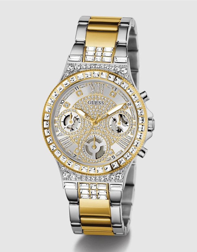 GUESS - Guess Moonlight Ladies 2-Tone Multi-function Watch