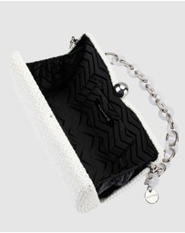 Olga Berg - Birdie Textural Handle Bag