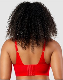 Parfait - Mia Dot Longline Padded Lace Bralette