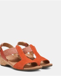 Vionic - Kaytie Wedge Sandal - Clay