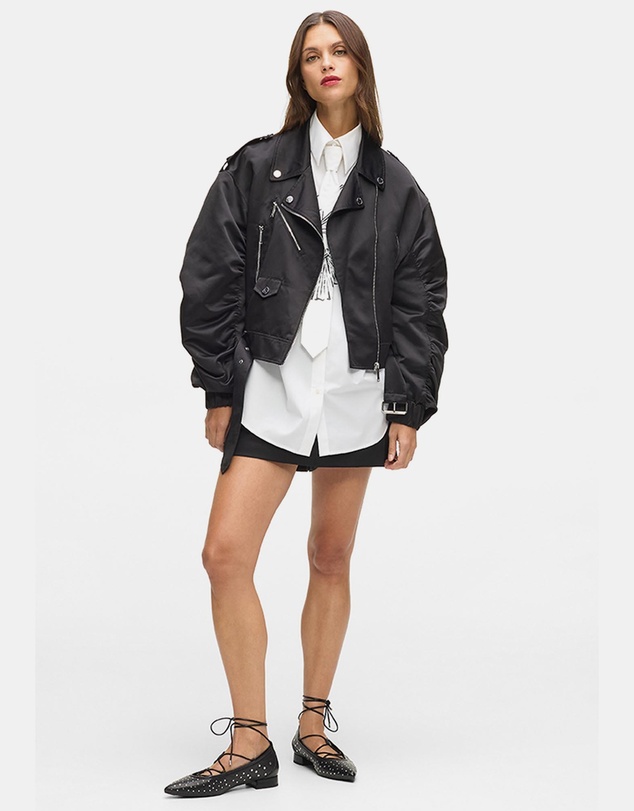 Karl Lagerfeld - Satin Bomber Jacket