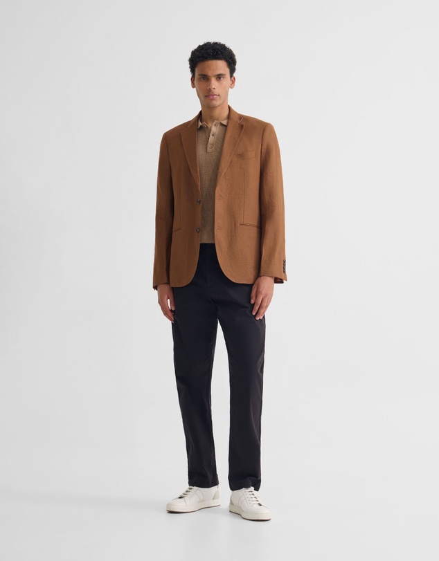 Oxford - 3 Button Linen Milton Blazer