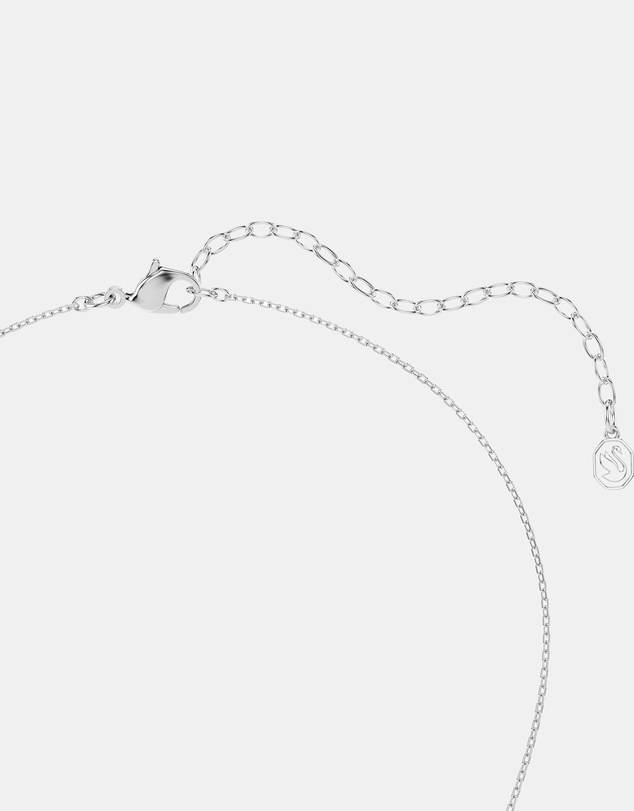 Swarovski - Sublima Pendant, Round Cut, Star, White, Rhodium Plated