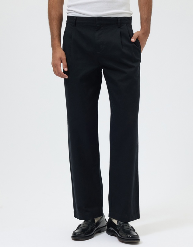 AERE - Aiden Double Pleat Relaxed Chinos