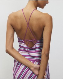 With Harper Lu - Halter Maxi Dress
