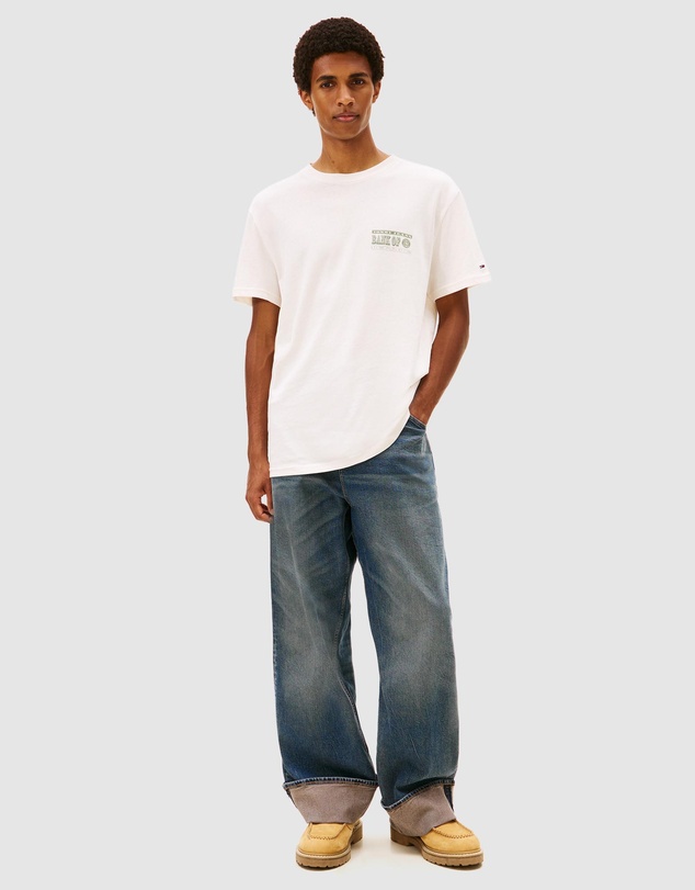 Tommy Jeans - Regular Bills Backprint Short Sleeve T-Shirt
