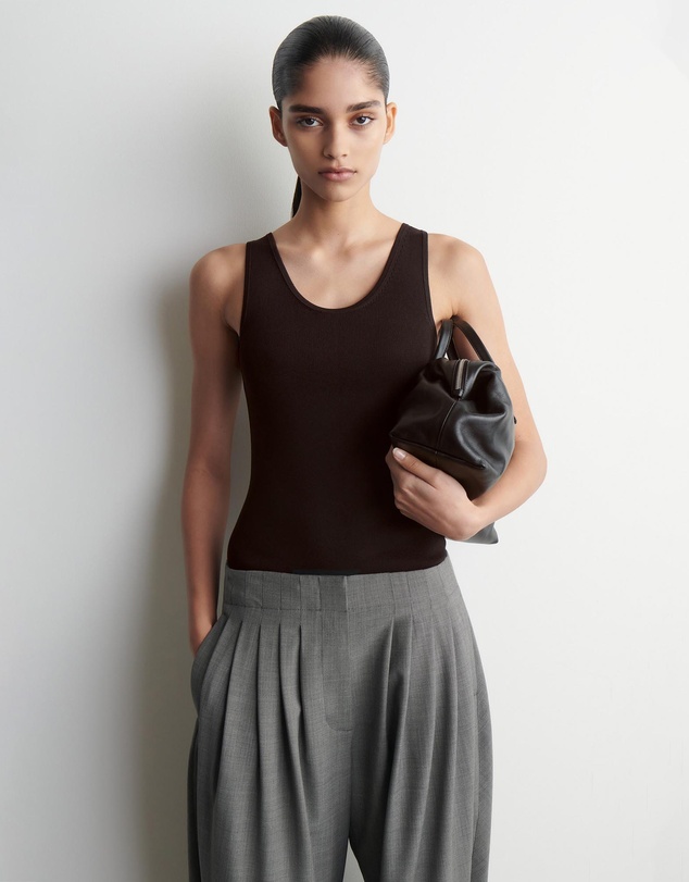 COS - Knitted Scoop-Neck Tank Top