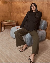 Soon Maternity - Pull-On Wide Leg Pants