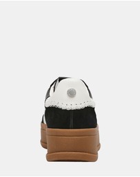 Steve Madden - Off-Track Black Suede Sneakers