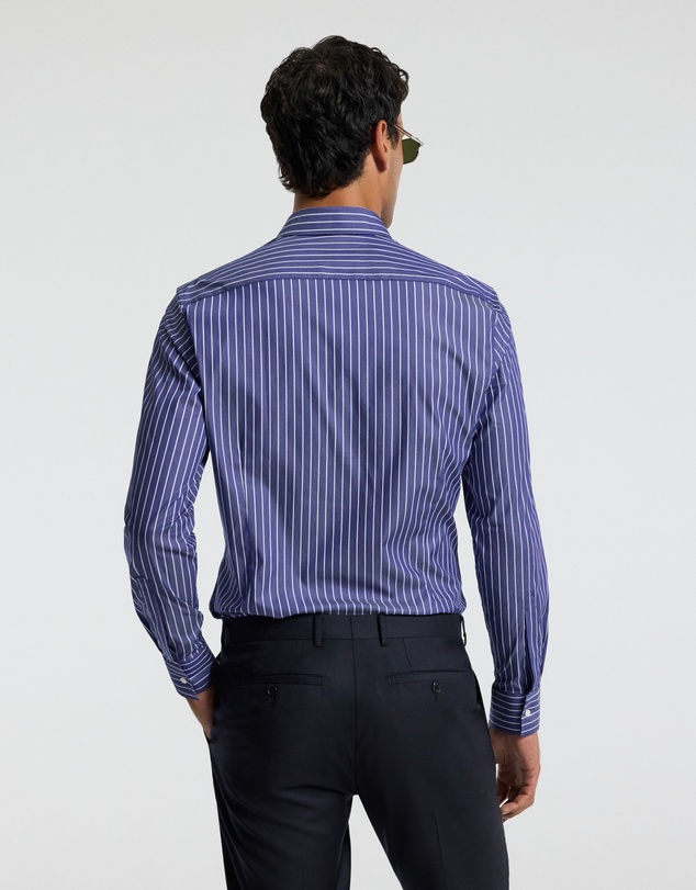 Calibre - Stripe Stretch Shirt Navy