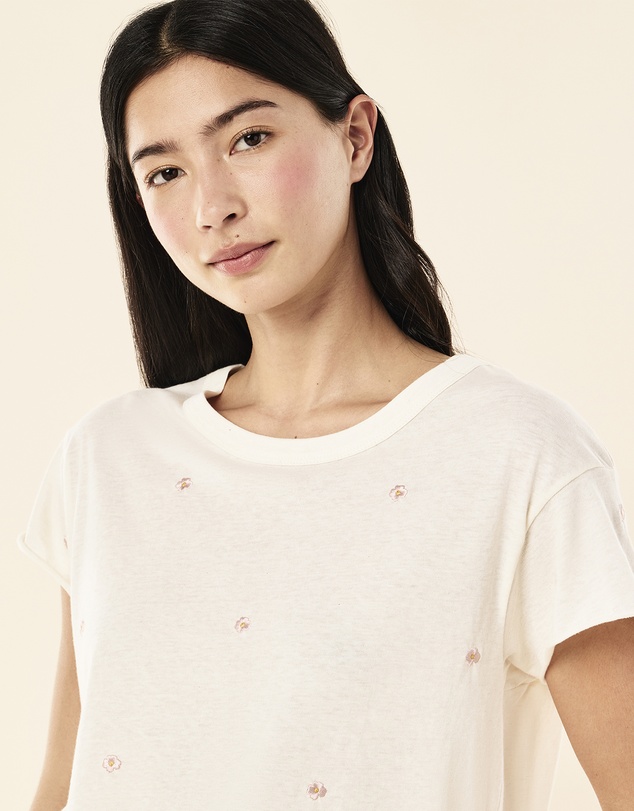 Papinelle - Jada Floral Cotton Knit Boxer PJ