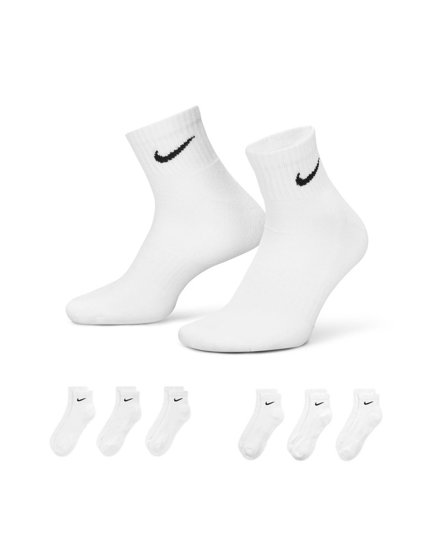 Nike - Nike Everyday Cushioned Ankle Socks 6-Pack