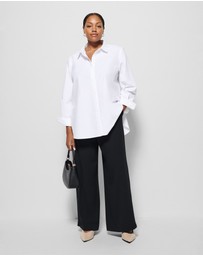 Commonry - The Draped Leg Crepe Trouser