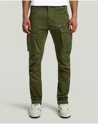 G-Star - Rovic Zip 3D Regular Tapered dk bronze green