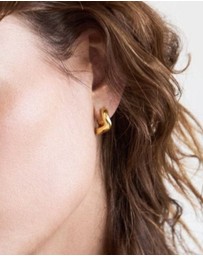 SAINT VALENTINE - Wabi Sabi Mini Hoops - Gold