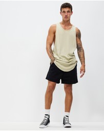 Surrounded By Ghosts - The Natron Denim Drawstring Shorts