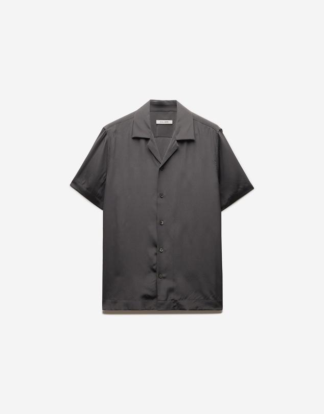 Calibre - Camp Collar Silk Shirt