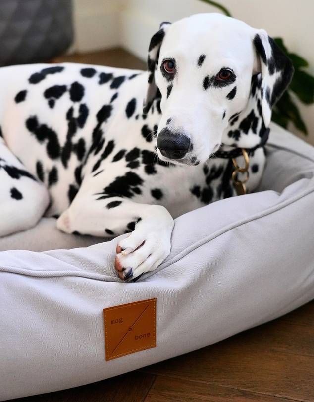 Mog & Bone - Bolster Dog Bed - Grey