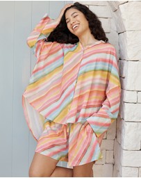 Papinelle - Sophie Stripe Long Sleeve Boxer PJ Set