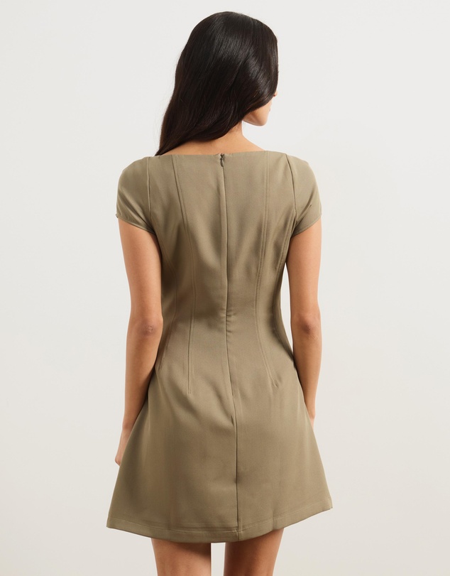 Atmos&Here - Marni Cap Sleeve Mini Dress