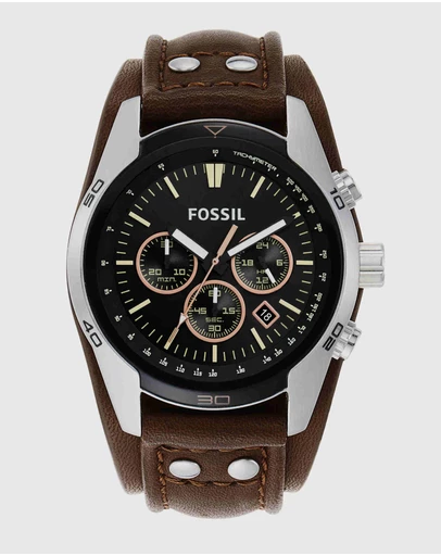 Fossil - Coachman Brown Chronograph Watch