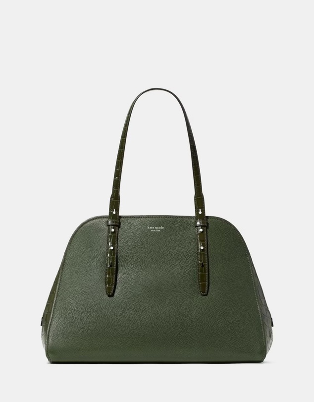 Kate Spade - Do It All Croc Embossed and Pebbled Leather Maise Carryall