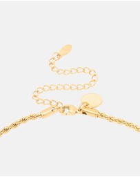 Lovisa - Waterproof Gold Plated Stainless Steel Twisted Chain Necklace