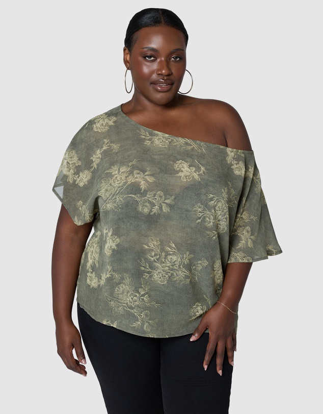 Sunday In The City - Echo Floral Sheer Top