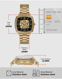 Fossil - Machine Luxe Gold Tone Analogue Watch