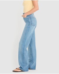 Good American - Soft Tech Good Legs Straight Jeans
