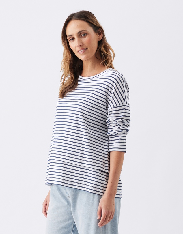 Ripe Maternity - Claudette L/S Nursing Top