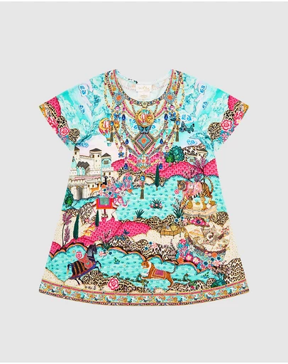 Camilla - Flared Tee Mini Dress - Kids-Teens