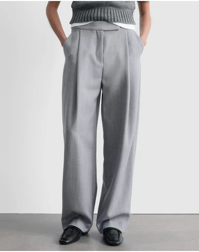 & Other Stories - Wool-Blend Tailored Trousers