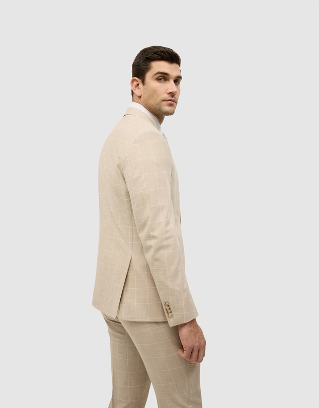 Politix - Windowpane Check Tailored Jacket