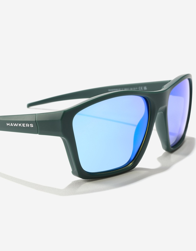 Hawkers Co - HAWKERS Shark - Polarized Teal Blue Chrome Sunglasses for Men