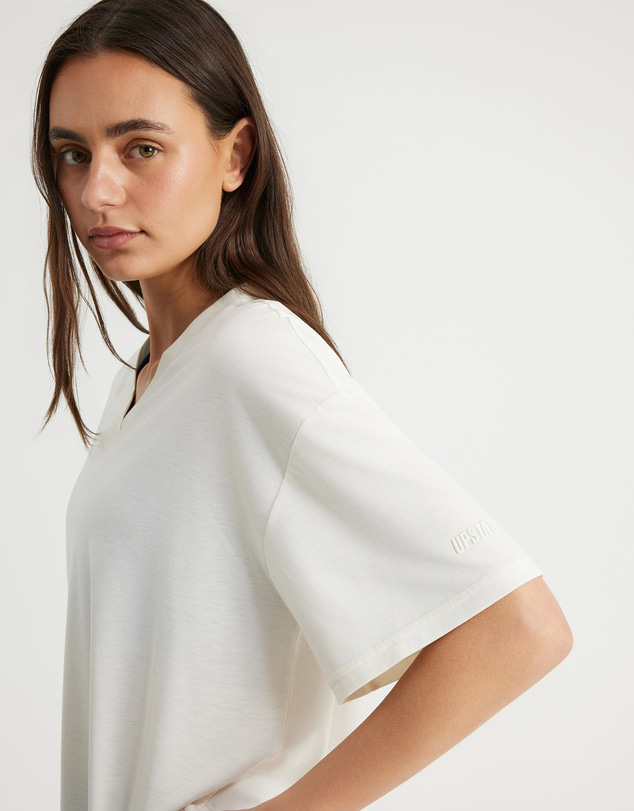 Upstate - Air Flex V-Neck T-Shirt - Vintage White