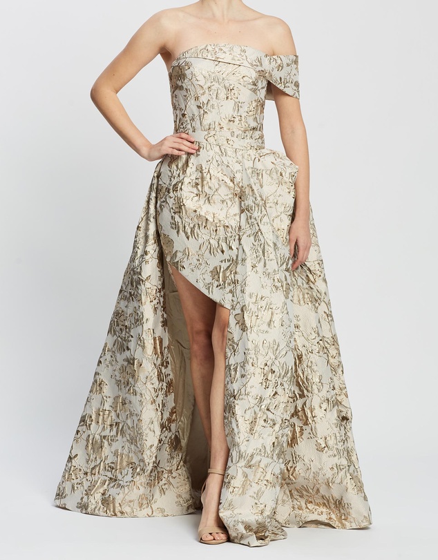 Bariano - Aliyah Asymmetric Midi with Skirt