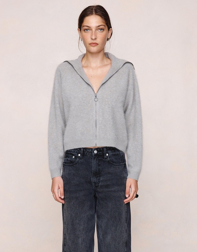 Marle - Oscar Wool-Cashmere Zip Up Cardigan
