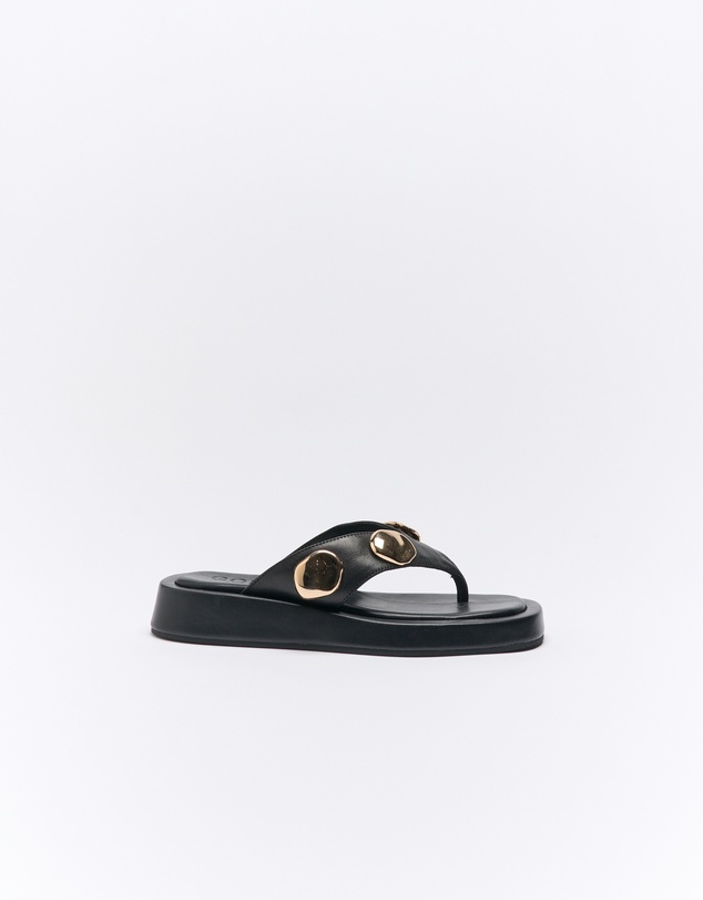Goldie The Label - Boston Leather Slide