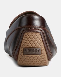 Sperry - Davenport Wide Leather Amaretto- Men's 