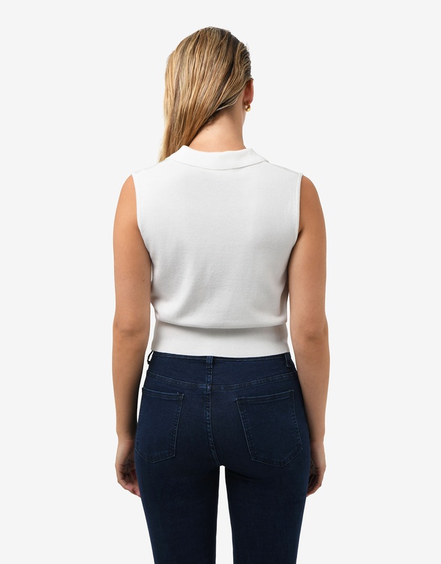 Forcast - Collins Collar Knit Top