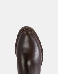 Wittner - Branda Leather and Neoprene Knee High Boots
