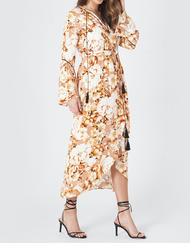 Amelius - Golden Flower Dress