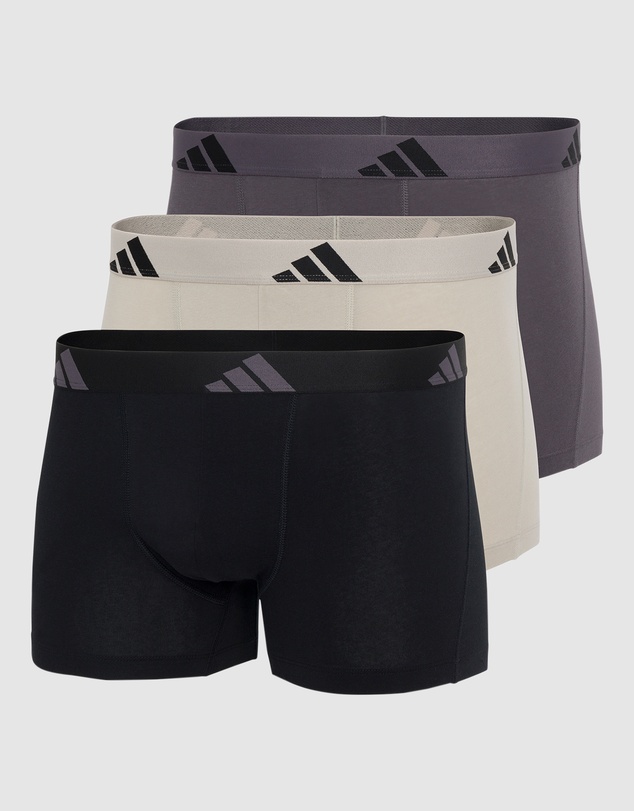 adidas Sportswear - 3 Pack Active Flex Cotton Trunk Underwear