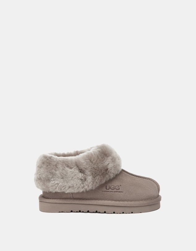 EVERAU - Australian Shepherd Ugg Kids Homey Slipper Cow Suede Upper House Shoes